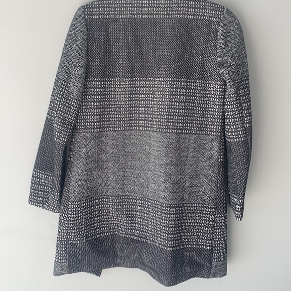 H&M textured weave NWT Open Front Long Jacket - 2 - Picture 7 of 8